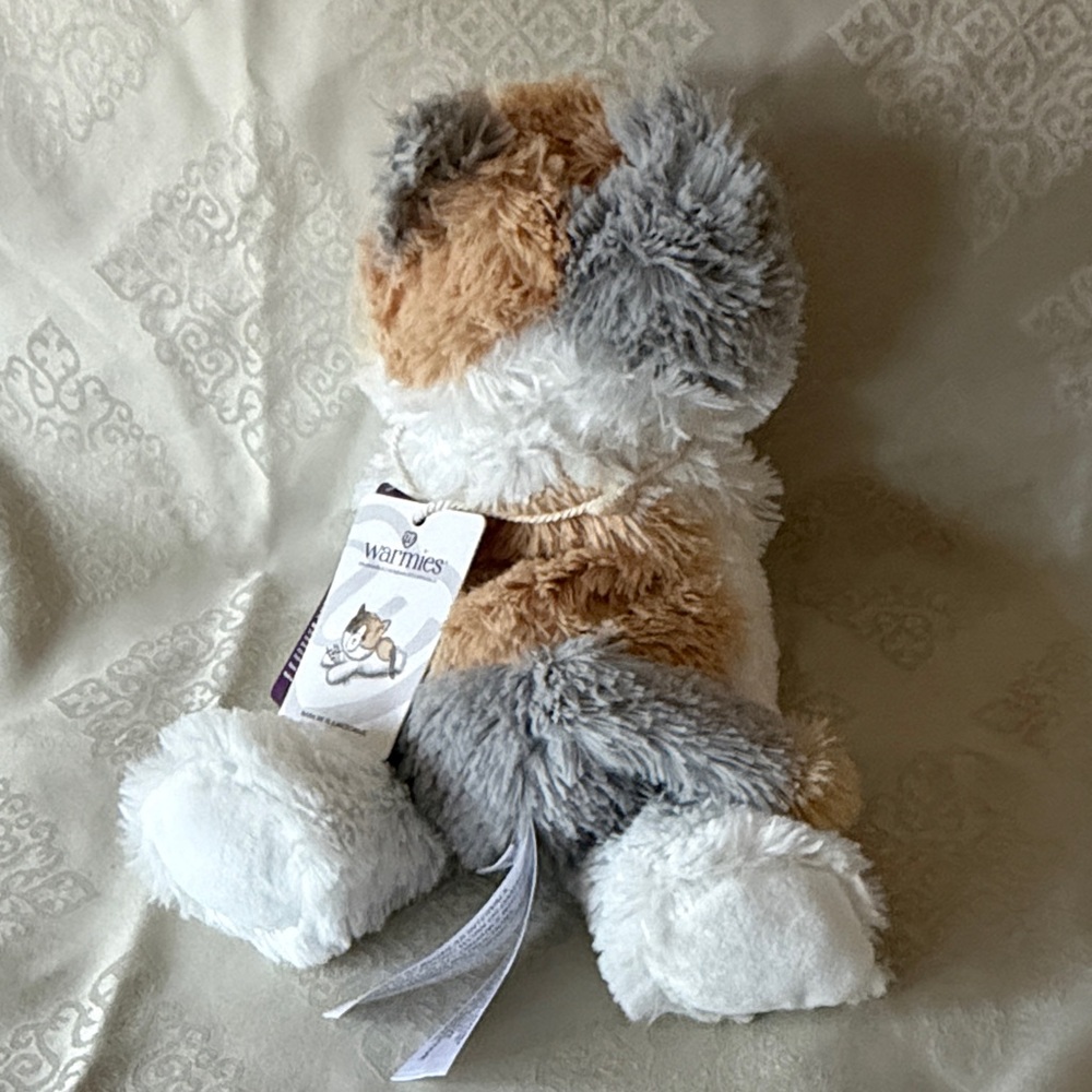 New Warmies French Lavender Scented Microwavable Adorable Plush Cat - Picture 4 of 4